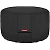 Porch Shield Fire Pit Cover - Waterproof 600D Heavy Duty Fade Resistant Round Patio Fire Bowl Cover Black - 32 inch