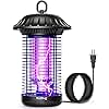 Buzbug LED Bug Zapper Indoor Outdoor, 10 Years Lifespan Lamp Sustainable Less Power, 6.5ft Power Cord, High-Voltage Mosquito Zapper, Fly Trap Mosquito Trap, Fly Killer Fly Zapper -MO008C