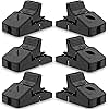 Pest Control Rat Traps, Professional Multi Captsure Set of 6 Large Snap Trap, Solutions for Indoor Outdoor AntiRodent Protection, Reusable Master Trapping Device for Rodents and Chipmunk