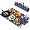 Electric Warming Tray, Food Warming Mat with Adjustable Temperature, Full Surface Heating,Rollable & Portable, Auto Shut-Off -Versatile Food Warmer for Parties Buffets Gatherings Holidays Daily Use