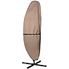 ULTCOVER Patio Umbrella Parasol Cover - 600D Waterproof Outdoor Offset Banana Style Umbrella Cover - Fits Cantilever Offset Umbrella 12-14 Feet