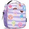 JOYHILL Kids Lunch Box, Insulated Lunch Bag for Teen Girl Boy, Lunch Boxes for Kids with Water Bottle Holder for School, Cute Lunchbox Kawaii Small Lunch Tote Toddler Donut