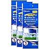 Garsum Window Fly Traps Indoor, Fly Paper Bug Sticky Strips, House Fly Killer Window Decal Non-Toxic,4 Piece per Pack Total 12 Pices