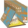 ZingZap 13-Pack Mouse & Insect Glue Traps/Board, 3X Faster Catch with Built-in Hazelnut Scent, Sticky Trap for Crawling Pests, Rats & Mice Extra Heavy & Sticky, Biodegradable