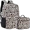 Fenrici Kids' Backpack with Lunch Box Gift Set for Boys and Girls, School Bag with Laptop Compartment and Insulated Lunch Bag