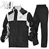 KEMIMOTO Rain Suits for Men Waterproof Motorcycle Rain Gear for Men Rain Suit Rain Jacket Reflective Work Rain Coats Lightweight Hiking Rainsuit for Men (L Size)