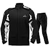 IRON JIA'S Rain Suit, Motorcycle Rain Gear Suit for Men & Women, Jackets & Pants Reflective Waterproof Breathable Raincoat for Fishing, Hiking, Farm, Work
