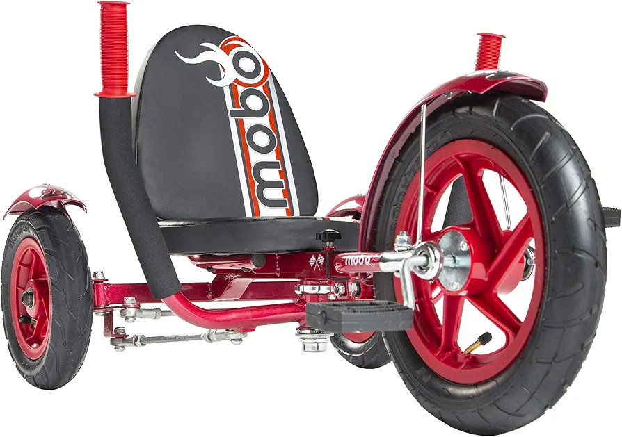 Mobo Mity Sport Safe Tricycle. Toddler Big Wheel Ride On Trike. Pedal Car, Red Large