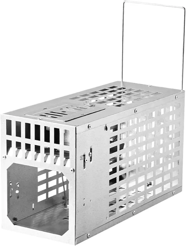 Rat Traps,Metal Single Row Door Mousetrap Automatic Continuous Mousetrap Rodent Tool Mouse Tools Rat Trap