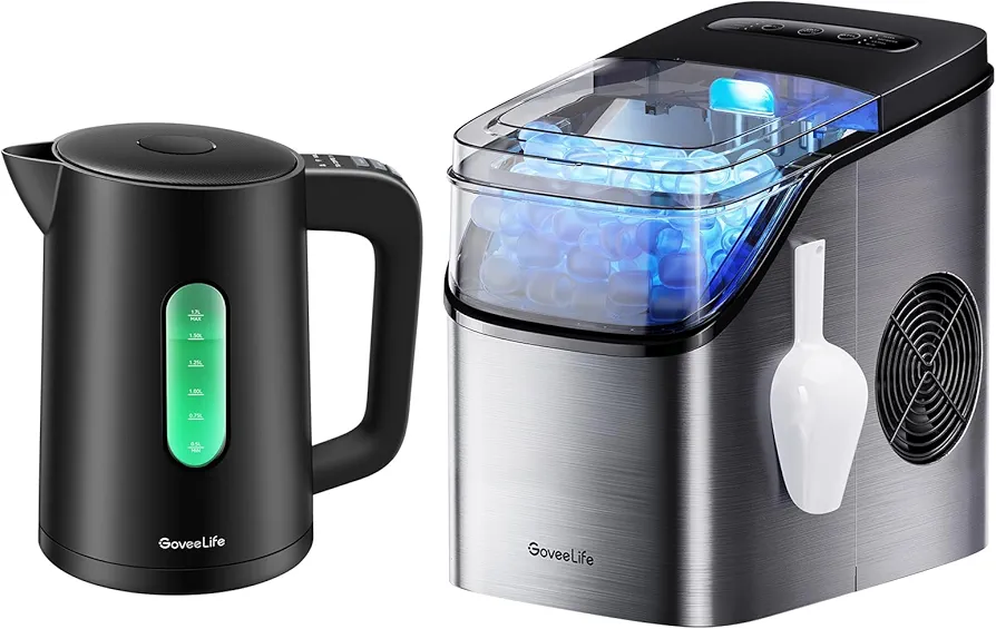 GoveeLife Smart Electric Gooseneck Kettle bundle with Smart Ice Maker Countertop H717D