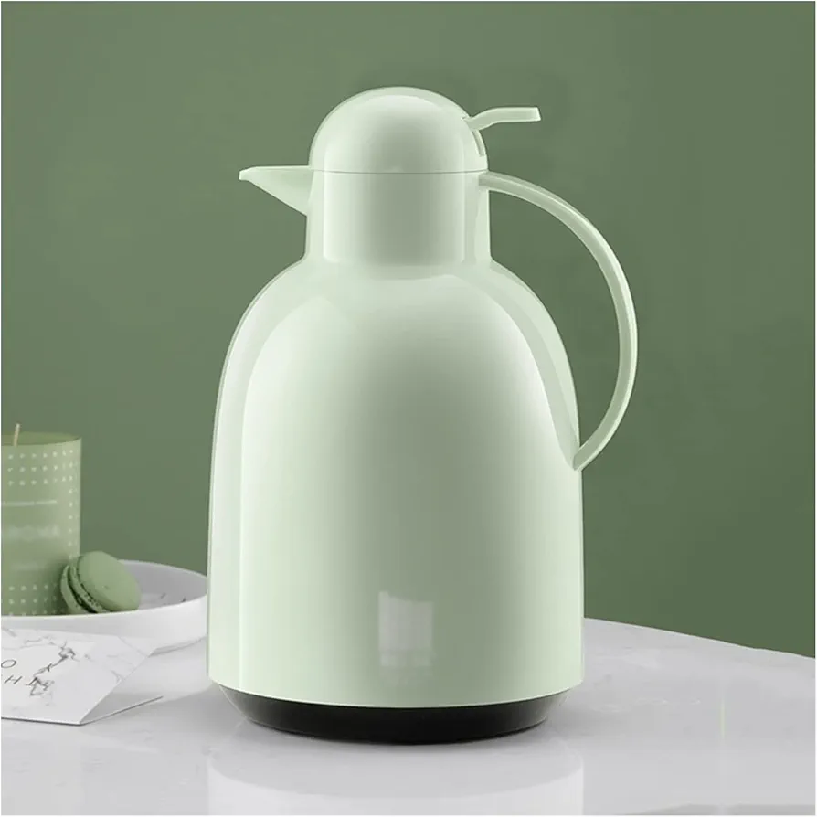 Electric Kettle Bottle Large Capacity Thermal Insulation Pot Nordic Kettle Multicolor Home Portable Thermal Insulation Kettle Glass Liner Tea Kettle/G/2.2L
