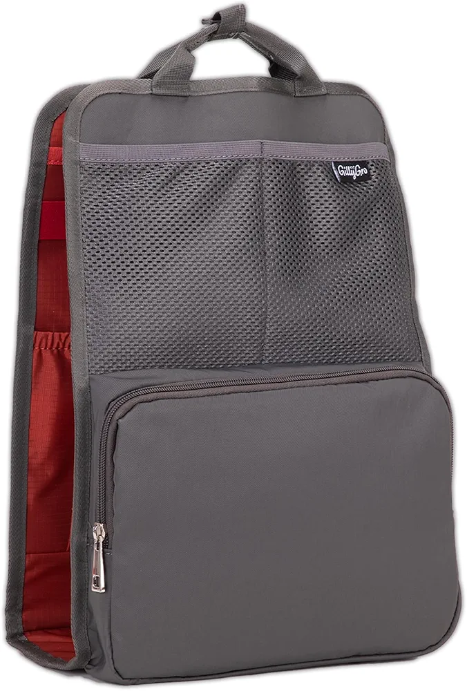 Vertical Backpack Organizer Insert for Tote Bag, Carry On, Picnic, Camping – Foldable Insulated Waterproof Pouch Divider with Pockets & Handles, Travel Accessories for Women & Men