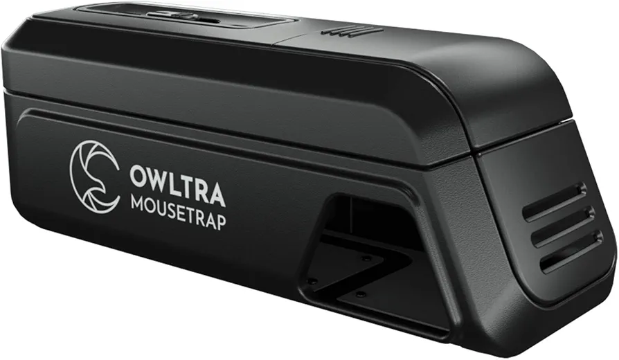 Indoor Electric Mouse Trap, Instant Eliminate Rodent Zapper with Pet Safe Trigger, Black, Small