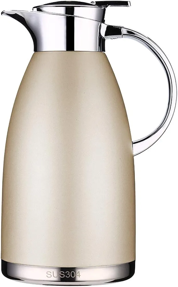 Electric Kettle Stainless Steel Insulated Coffee Maker - Double Vacuum Insulated and Beverage Jug - Compact Tea Kettle/D/s