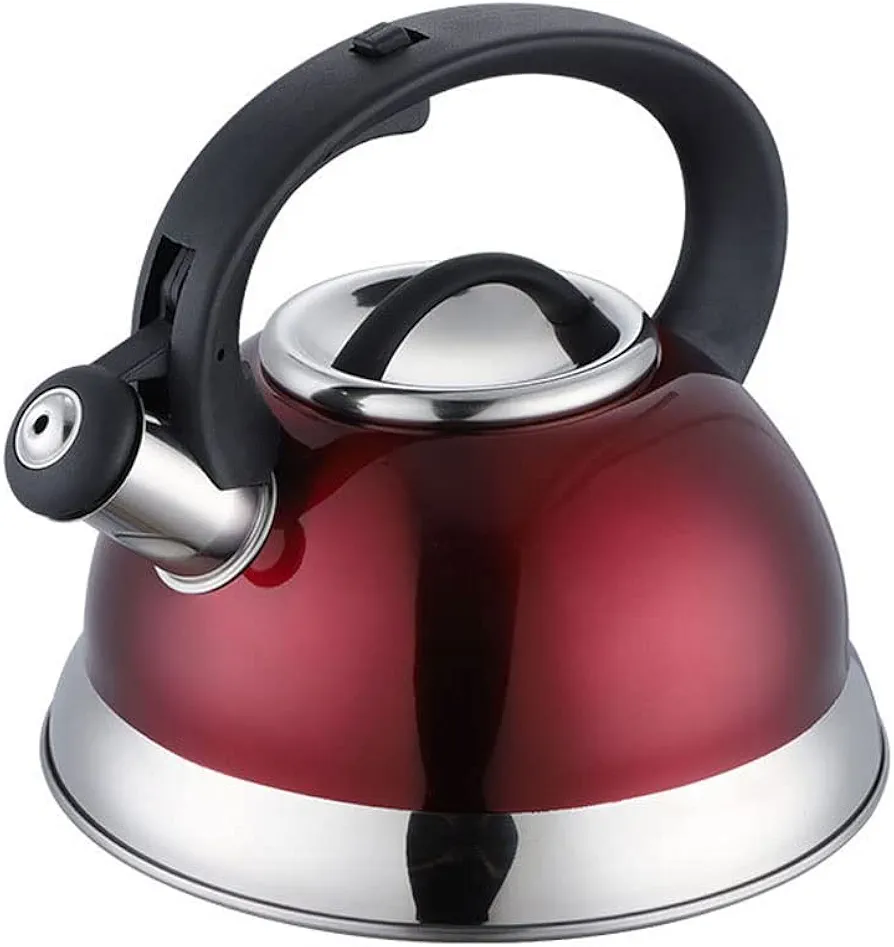 CULIACAN Teakettle 2L Large Capacity Household Induction Cooker Electric Stove and Other Restaurants Stainless Steel Whistle Kettle Kettle