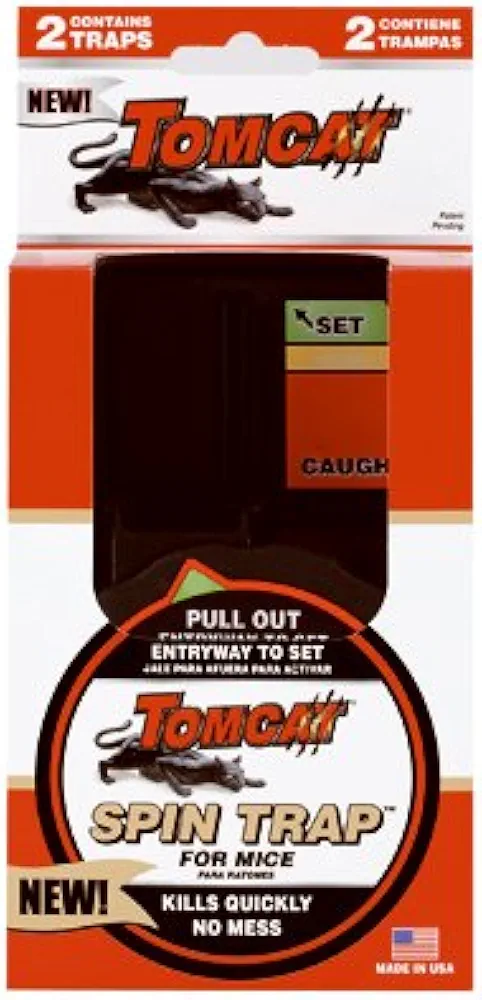 33545 Spin Mouse Trap, Pack - 2