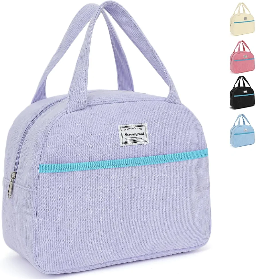 Lunch Bag Reusable Insulated Tote Lunch Bag for Women/Men Cooler Lunch Box Adult Water Resistant Work Picnic Beach or Travel