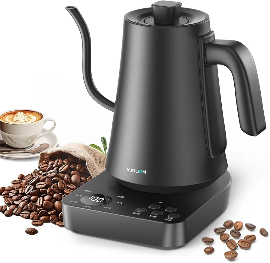 Electric tea Kettle, gooseneck electric kettle with Temperature Control - hot water kettle electric Multi-function tea pot for Coffee and Tea Lovers, Fast Water Boiling,Durable and Safe for Daily Use