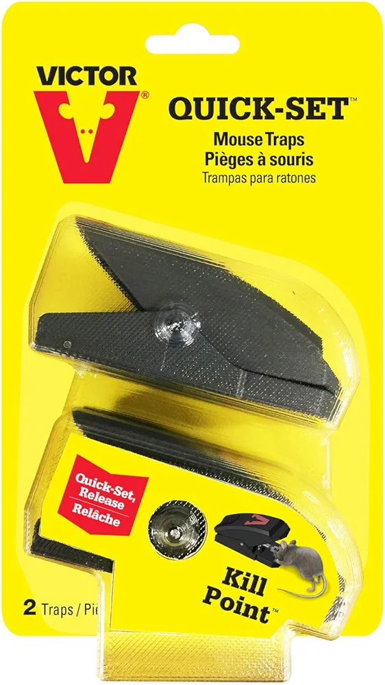 Victor Quick Set Mouse Trap (2Pack)
