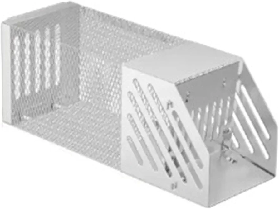 Rat Trap,trampas para ratas,Stainless Steel Mousetrap Single Door Continuous Rat Trap Indoor and Outdoor Mice Catcher Mousetrap Metal Reusable Mouse Rat Cage