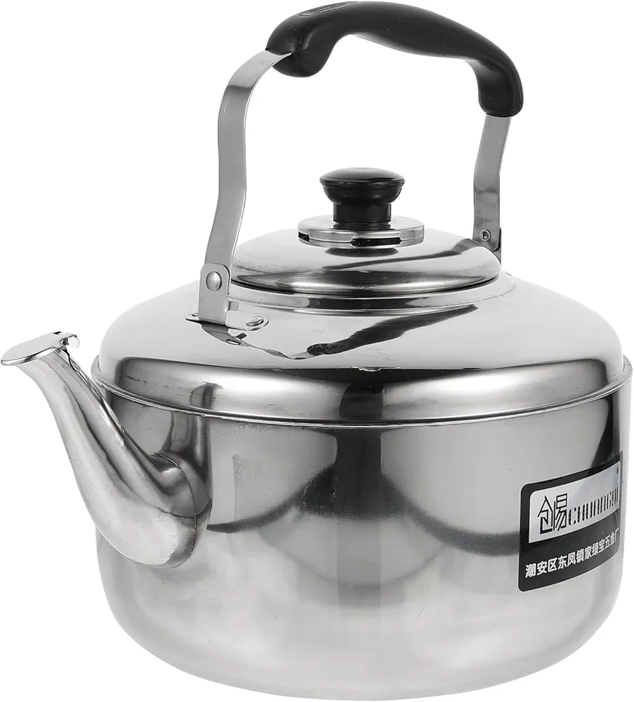 DOITOOL Gas Stove Kettles Electric Water Bottle Gas Top Kettle Tea Kettle Stovetop Fast Boiling Water Kettle Tea Leaves Loose Leaf Household Heating Water Kettle Thermal Jug Coffee