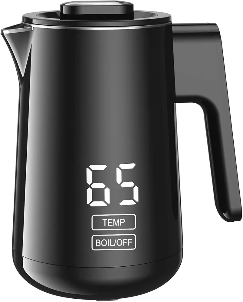 Electric Kettle with Temperature Control, Large LCD Screen Stainless Steel Inner Water Boiler, 4H Warm Function