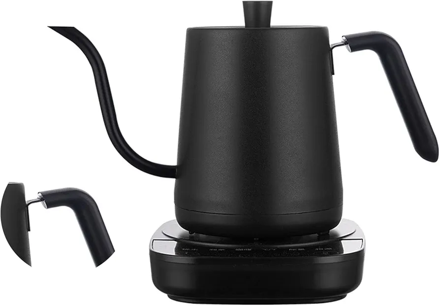 Pssopp Electric Kettle Black Coffee Kettle for Home
