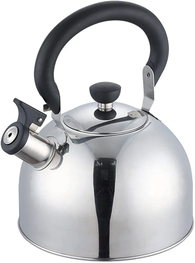 CULIACAN Teakettle Home Kitchen Stainless Steel Kettle with Whistle Device Kettle Thickened Large-Capacity Office Restaurant Kettle Kettle