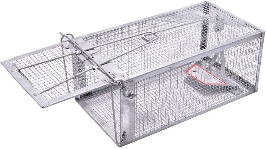 Quality Chipmunk Trap 1 Door Humane Live Animal Mouse Cage Rat Mouse Mice Traps for Small Rodent Animals, for Indoor and Outdoor