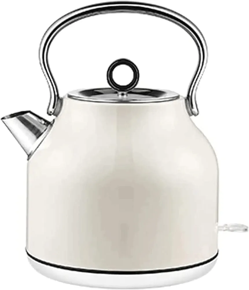 Water Kettle 1.7L/57.5OZ Electric Kettle, Tea Kettle with 360° Swivel Base, Removable Lid ＆ Seamless Stainless Steel Interior Design Electric