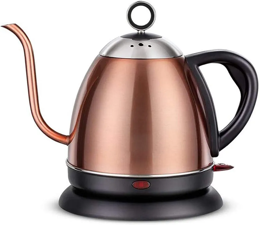 Kettles, Gooseneck Electric Kettle, 1000W Electric Teapot Quick Heating Coffee Pot Bpa-Free Boil-Dry Protectiontat
