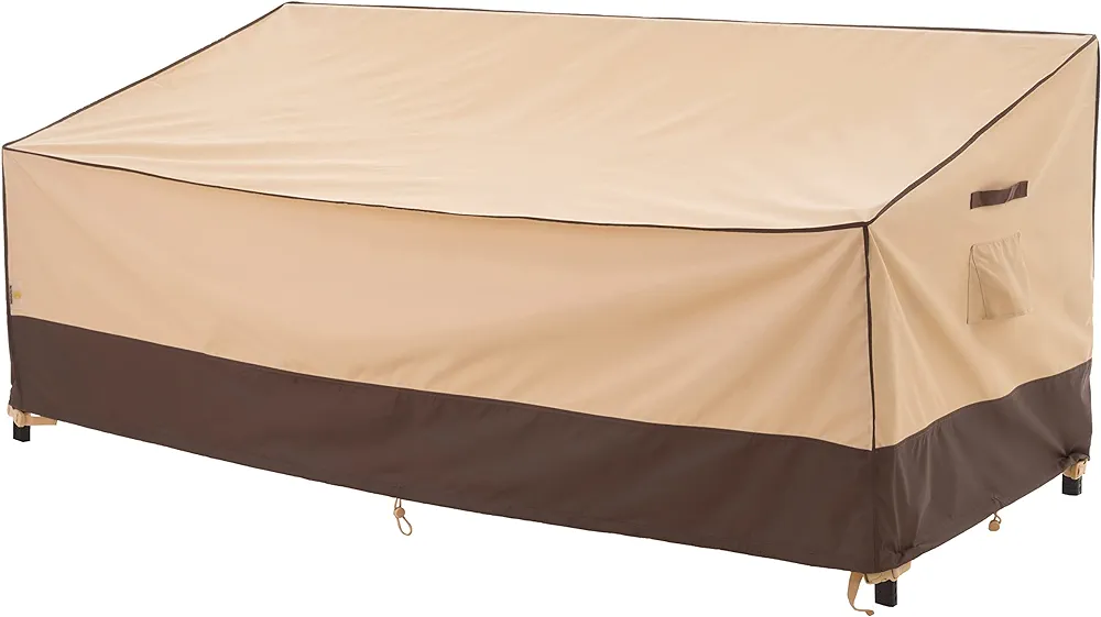 F&J Outdoors Patio Loveseat Covers Waterproof UV Resistant Anti-Fading Outdoor Deep Seat Loveseat Cover, 54" W x 39" D x 35" H
