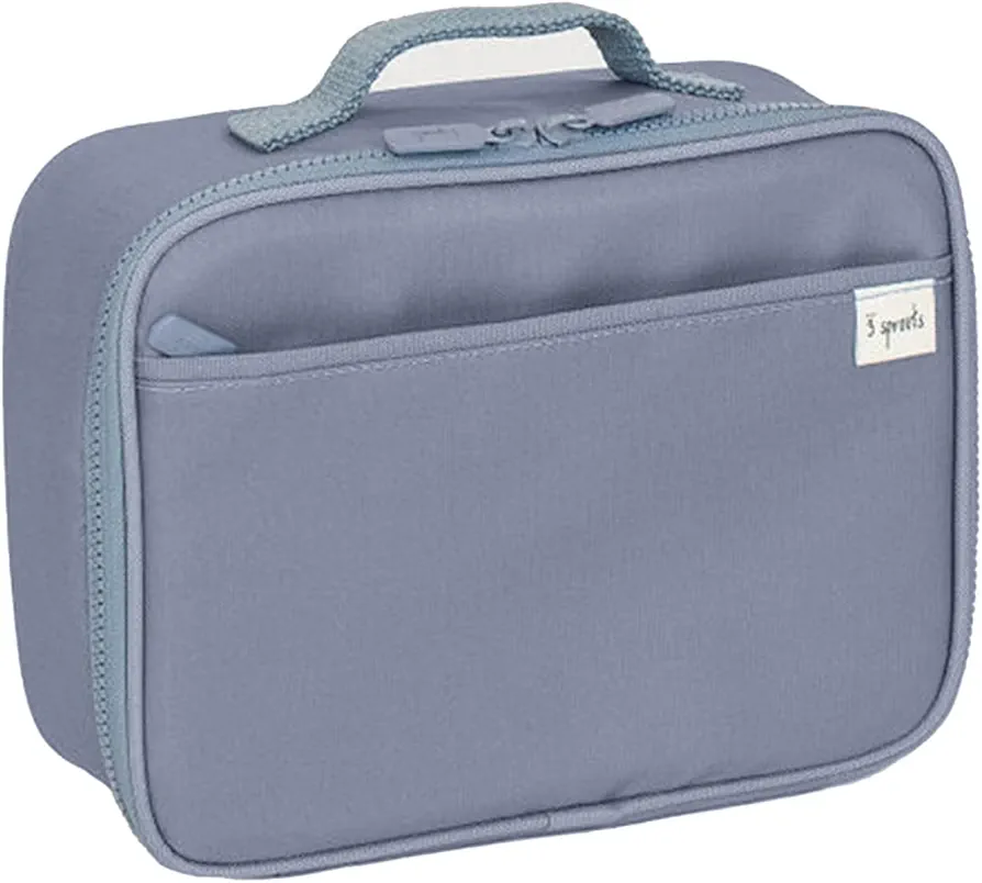 3 Sprouts Lunch Bag for Kids, Boys & Girls – Insulated Lunch Box for Boys and Girls – Perfect for School and Travel - Loncheras Para Niños y Niñas - Blue