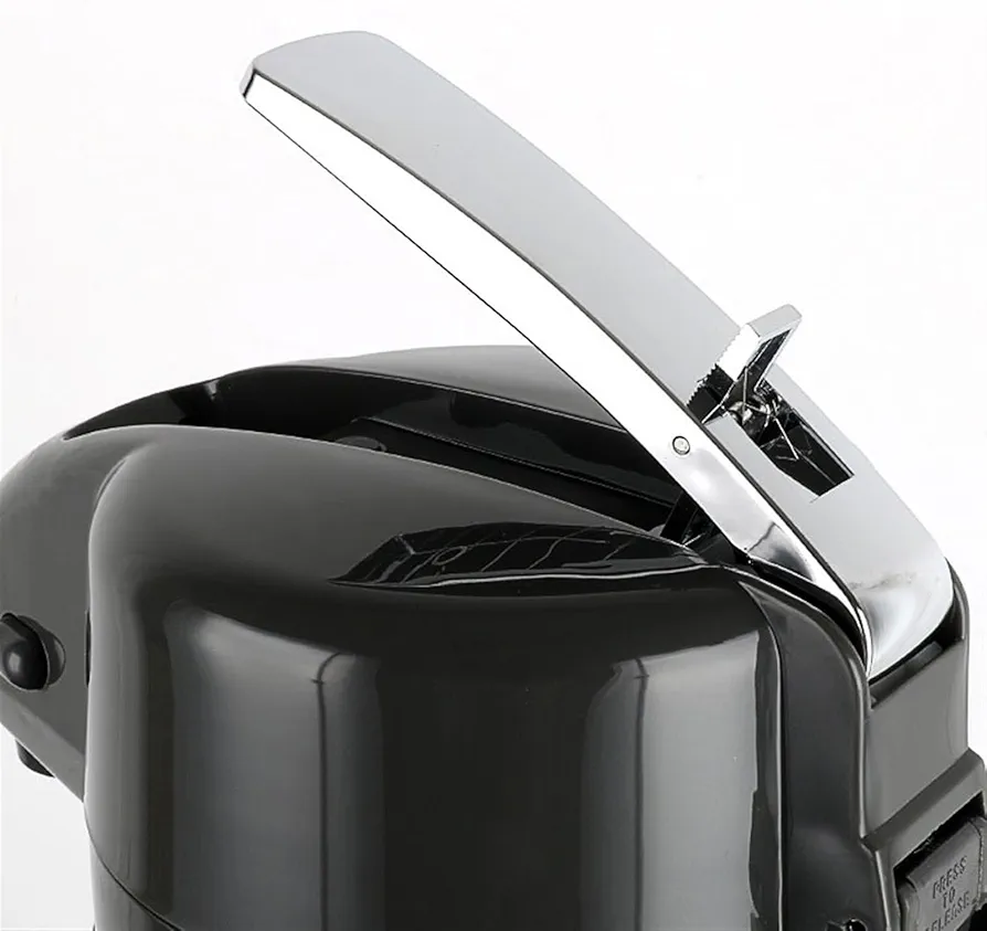 Electric Kettle Pneumatic Coffee Large Capacity Black for Home and Office Use Tea Kettle