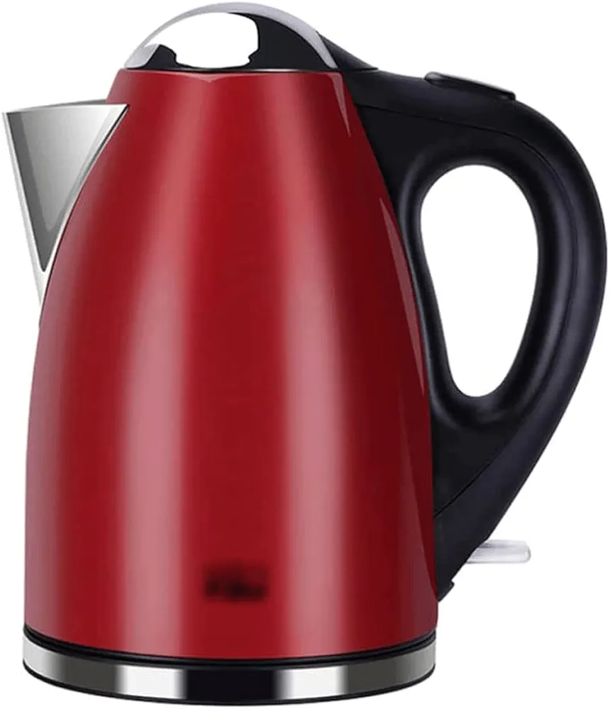 GaRcan Electric Kettles Stainless Steel Electric Kettle Fast Boiling Kettle Boile Anti-scalding Design Cordless Electric Hot Water Boiler 1.7l ease of use (Red a)