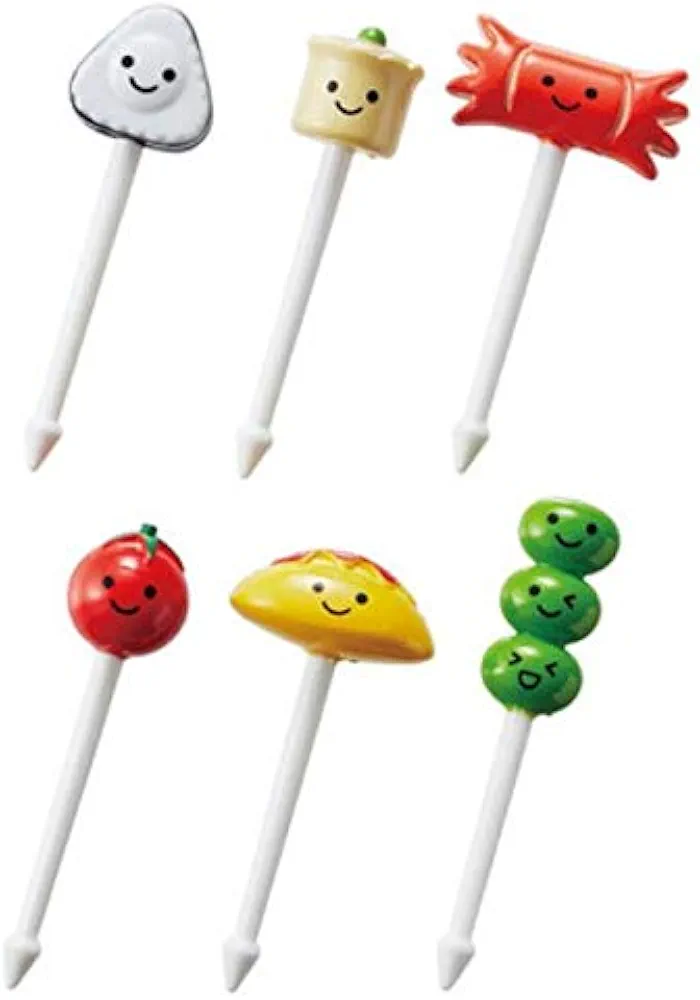 Food Picks Bento Lunch Accessories Japanese Side Dish Picks 6 pcs