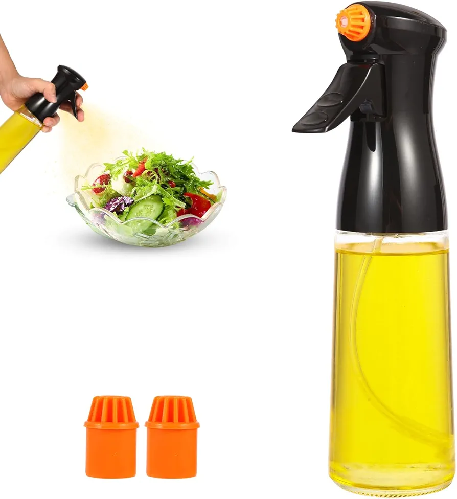 Olive Vegetable Avocado Oil Mister Sprayer Refillable Reusable Glass Spray Smaill Bottle Dispenser For BBQ Spritzer Atomizer Cooking Fine Mist Plants Culinary Adventure Air Fryer In Kitchen