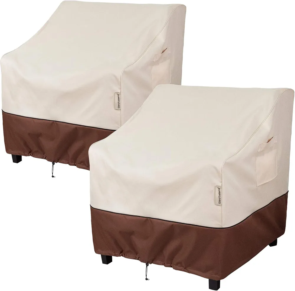 Patio Chair Covers Waterproof Outdoor Furniture Large Chair Cover Fits up to 36" W x 37" D x 36" H 2pack