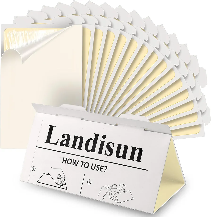 Landisun mouses Traps pests Traps Insect Traps Sticky Glue Traps Bug Traps Mosquitos Traps Adhesive Non-Toxic Traps(12pack)