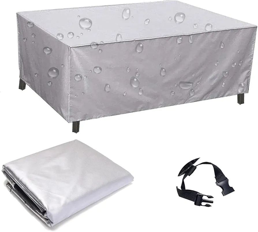 600D Heavy Duty Patio Furniture Cover, Outdoor Sectional Sofa Couch Set Covers Waterproof 83x48x29in Dust and Snow Patio Furniture Set Covers for Outdoor Table Chair
