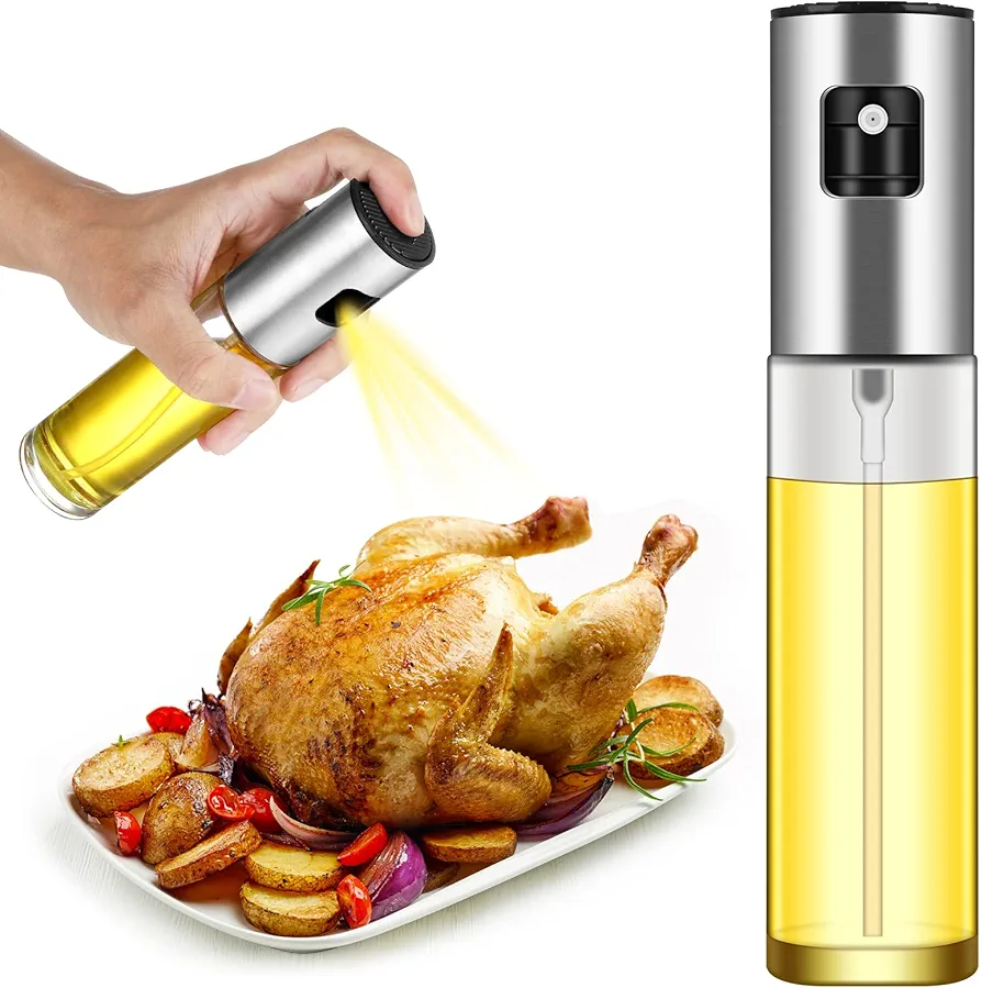 Oil Sprayer for Cooking, Olive Oil Sprayer, Oil Spray Bottle, Oil Mister, Oil Sprayer Used For Salad Making/Grilling/Kitchen Baking/Frying