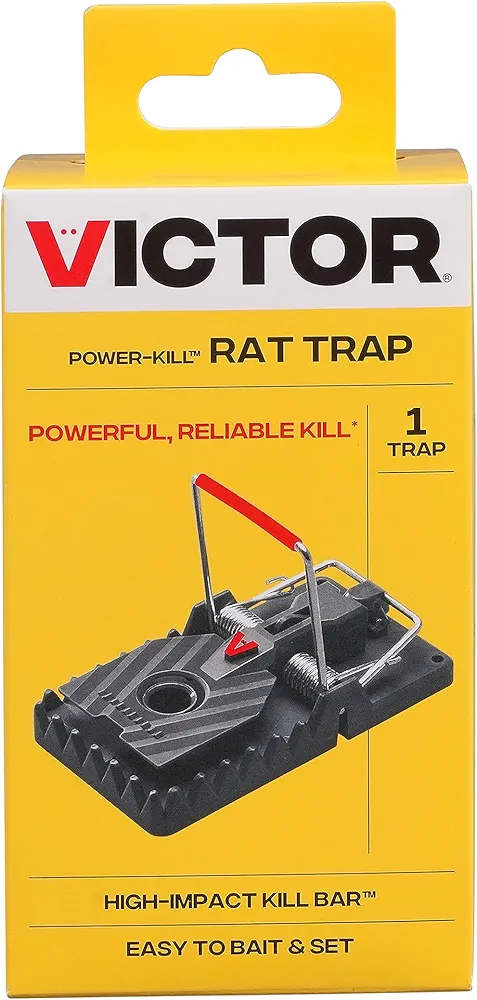 Victor M144B Instant Power-Kill Easy Set Reusable Rat Trap