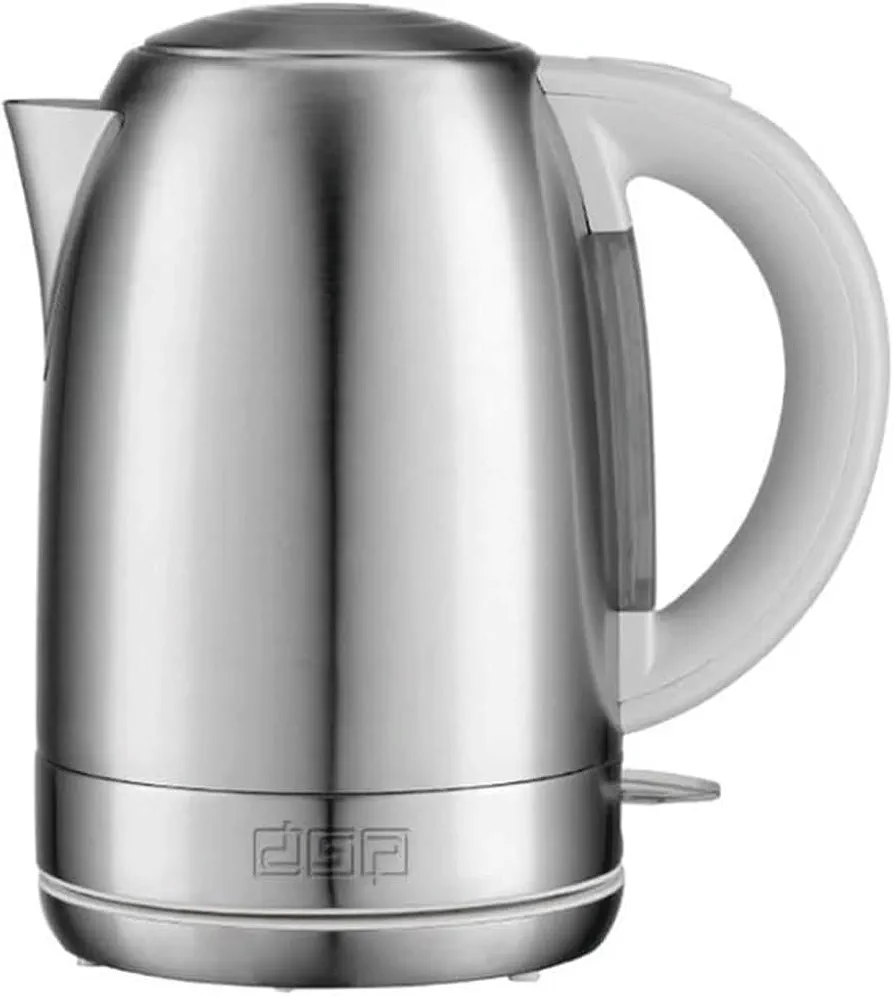 Household Electric Kettle 304 Stainless Steel Double-layer 1.7L Kettle Automatic Power Hot Water Kettle Electric for Tea and Hot Water, Fast Boiling Kettle with Auto-Shutoff & Boil-Dry Protection, ﻿ ﻿