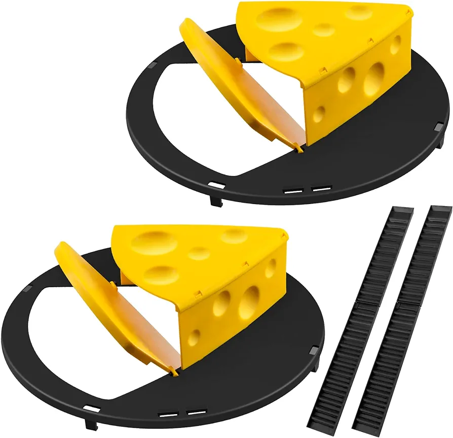 Mouse Trap Bucket, Bucket Lid Mouse Trap,Reusable Humane Mouse Traps for House Indoor,5 Gallon Auto Reset Rat Trap (2 Pack)