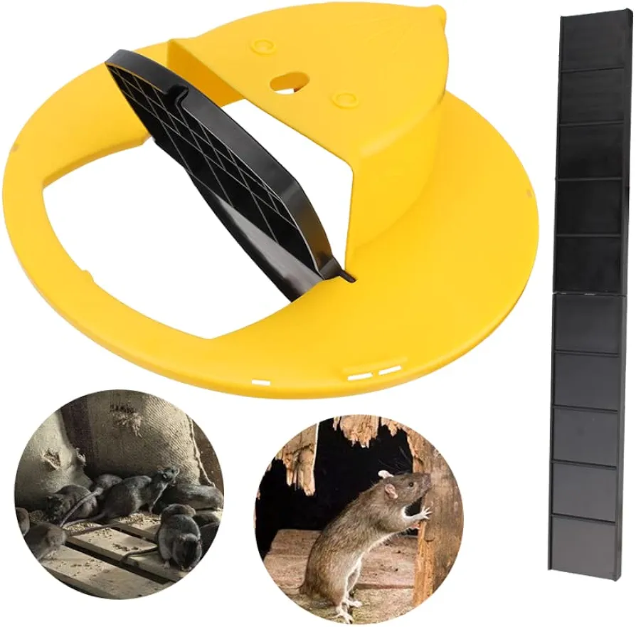 Mouse Rat Trap Flip & Slide Mouse Trap Bucket Catcher Mousetrap Slide Bucket Lid