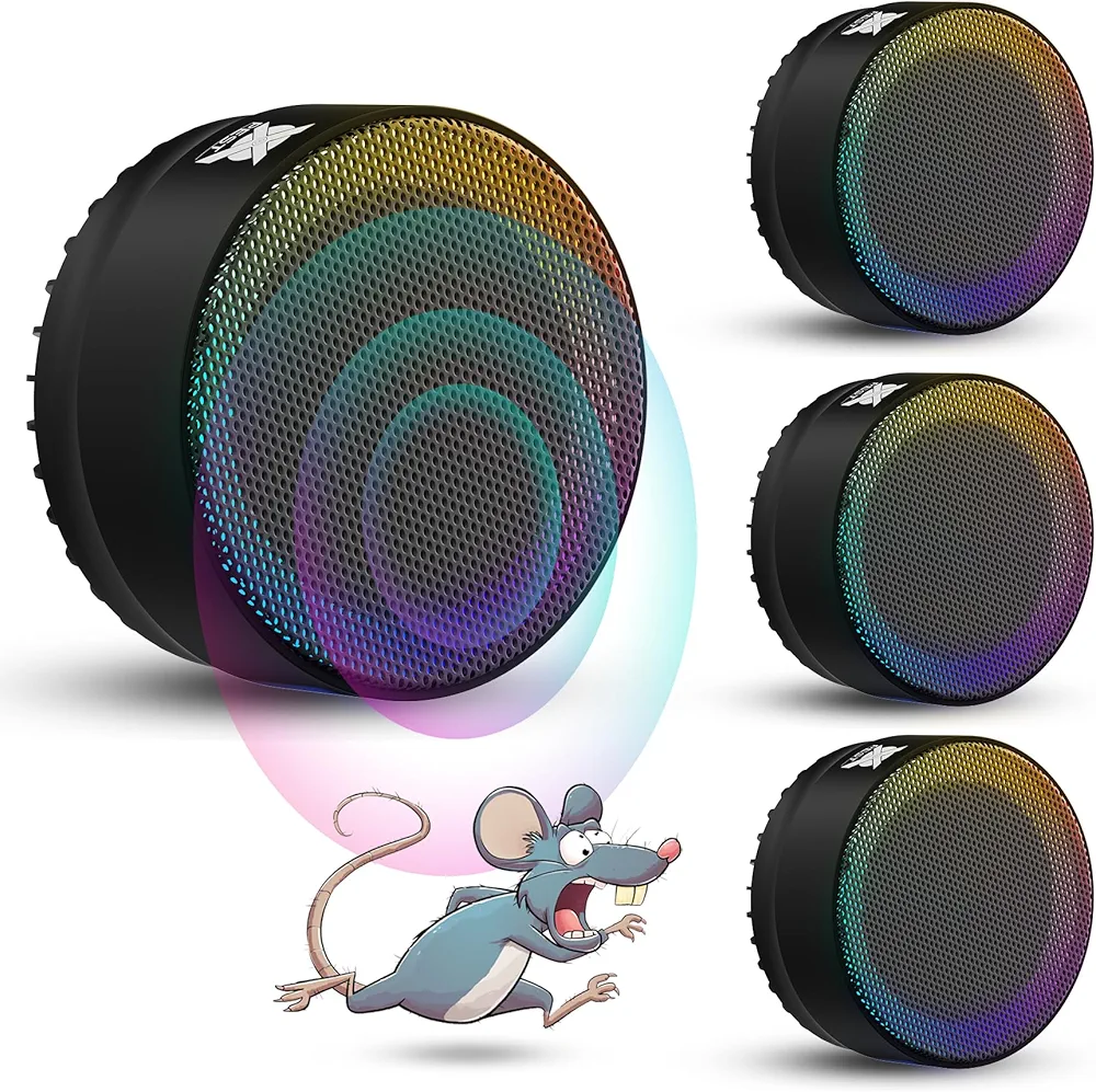 Ultrasonic Pest Repellent Indoor, Pest Control Ultrasonic Plug in 4 Packs, X-PEST Mouse Repellent-Electronic Rodent Deterrent, Efficient Pest Control for Fly Insect/Mice/Rat/Roach/Bug/Spider