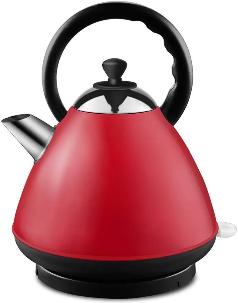 2L Stainless Steel Electric Kettle, Fast Boil, Ergonomic (Color : Red)