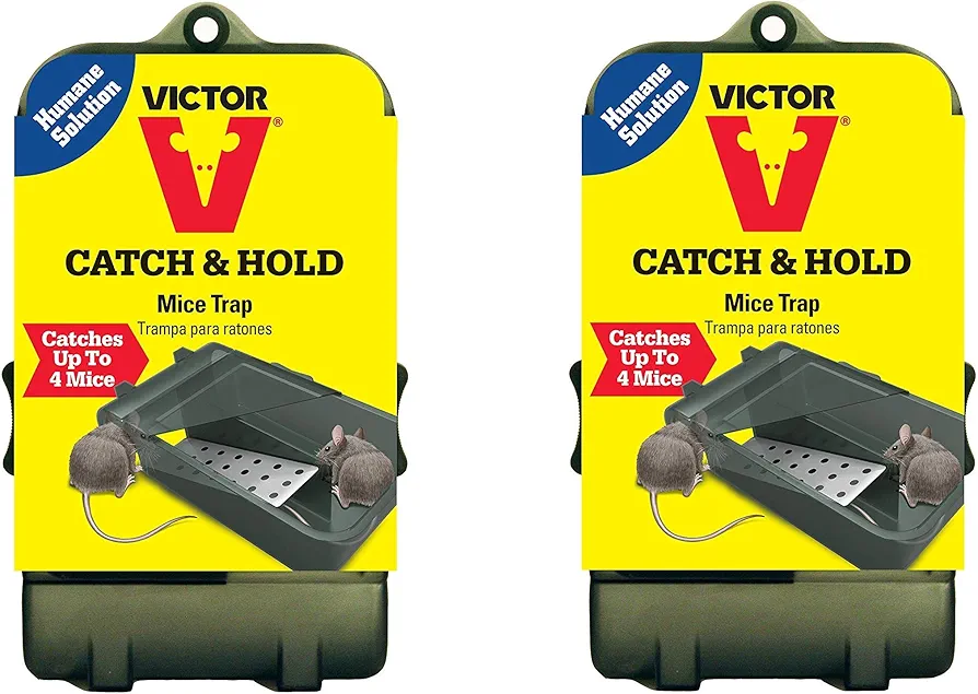 Multiple Catch Humane Live Mouse Trap M333 (Pack of 2)