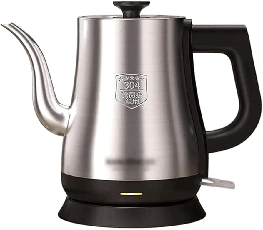 Electric Kettles Electric Gooseneck Kettle Pour Over Coffee Stainless Steel Electric Tea Kettle 1l/35oz Electric Teapot with Handle for Kitchen ease of use(3)
