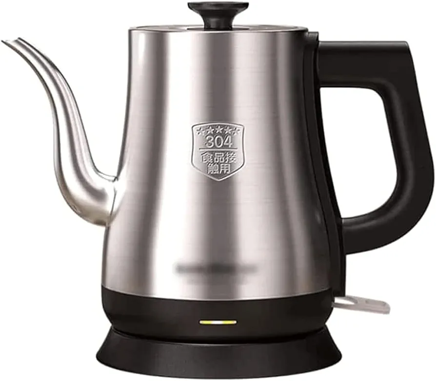 Electric Kettles Electric Gooseneck Kettle Pour Over Coffee Stainless Steel Electric Tea Kettle 1l/35oz Electric Teapot with Handle for Kitchen ease of use
